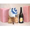 国産有田焼 焼酎サーバー1500cc木代付セット(14.5×15.5cm 1.1kg)井上酒造 本格