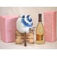 国産有田焼 焼酎サーバー1500cc木代付セット(14.5×15.5cm 1.1kg)久米仙酒造 長