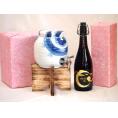 国産有田焼 焼酎サーバー1500cc木代付セット(14.5×15.5cm 1.1kg)深野酒造 本格