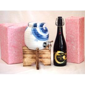 国産有田焼 焼酎サーバー1500cc木代付セット(14.5×15.5cm 1.1kg)深野酒造 本格