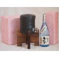 国産美濃焼 焼酎サーバー1200cc木代付セット(13.5×15.5cm 1.6kg)恒松酒造 自家