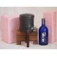 国産美濃焼 焼酎サーバー1200cc木代付セット(13.5×15.5cm 1.6kg)瑞鷹 本格麦焼