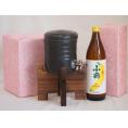 国産美濃焼 焼酎サーバー1200cc木代付セット(13.5×15.5cm 1.6kg)小正醸造 果物