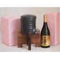 国産美濃焼 焼酎サーバー1200cc木代付セット(13.5×15.5cm 1.6kg)濱田酒造 本格