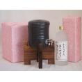 国産美濃焼 焼酎サーバー1200cc木代付セット(13.5×15.5cm 1.6kg)井上酒造 おと