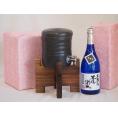 国産美濃焼 焼酎サーバー1200cc木代付セット(13.5×15.5cm 1.6kg)恒松酒造 本格