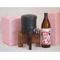国産美濃焼 焼酎サーバー1200cc木代付セット(13.5×15.5cm 1.6kg)小正醸造 芋焼