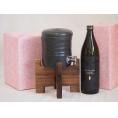 国産美濃焼 焼酎サーバー1200cc木代付セット(13.5×15.5cm 1.6kg)濱田酒造 本格