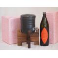 国産美濃焼 焼酎サーバー1200cc木代付セット(13.5×15.5cm 1.6kg)濱田酒造 本格