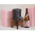 国産美濃焼 焼酎サーバー1200cc木代付セット(13.5×15.5cm 1.6kg)堤酒造 本格芋