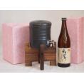 国産美濃焼 焼酎サーバー1200cc木代付セット(13.5×15.5cm 1.6kg)吹上焼酎 本格