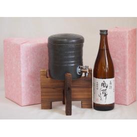 国産美濃焼 焼酎サーバー1200cc木代付セット(13.5×15.5cm 1.6kg)吹上焼酎 本格