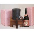 国産美濃焼 焼酎サーバー1200cc木代付セット(13.5×15.5cm 1.6kg)井上酒造 本格
