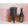 国産美濃焼 焼酎サーバー1200cc木代付セット(13.5×15.5cm 1.6kg)井上酒造 黄金