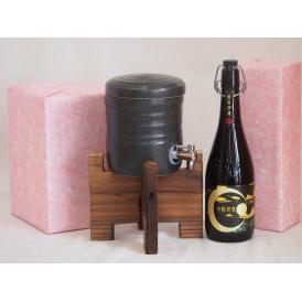 国産美濃焼 焼酎サーバー1200cc木代付セット(13.5×15.5cm 1.6kg)深野酒造 本格