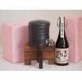 国産美濃焼 焼酎サーバー1200cc木代付セット(13.5×15.5cm 1.6kg)西酒造 日本芋