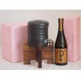 国産美濃焼 焼酎サーバー1200cc木代付セット(13.5×15.5cm 1.6kg)黒木本店 本格