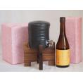 国産美濃焼 焼酎サーバー1200cc木代付セット(13.5×15.5cm 1.6kg)西酒造 本格芋