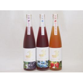 愛知果物キュール3本セット(純米酒ブレンド巨峰 焼酎ブレンドブルーベリー 日本酒ブレンド苺酒) 50