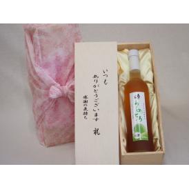 贈り物いつもありがとう木箱セット奥の松酒造 国内産熟成梅使用うめとろ (福島県) 500ml