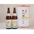祝上棟式奉納 兵庫県産日本酒お酒2本セット(龍力 特別本醸造 1800ml×2本)(金銀水引・眼鏡タイプ）