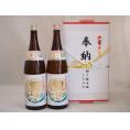 奉納用２本箱詰め感謝の念を込めセット 兵庫県産日本酒お酒セット(本田商店 龍力特別本醸造 1800ml×2本)(金銀水引・文化タイプ）