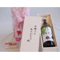 母の日 お母さんありがとう木箱セットからだにやさしい赤葡萄酒 赤ワイン (山梨県) 720ml 母の日カードとカーネイション付
