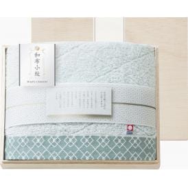 春の贈り物ギフト バスタオル（国産木箱入） 和布小紋 60×110cm