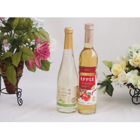 フルーツワイン2本セット(シャインマスカット＆ナイアガラ アップルワイン) 500ml×2本