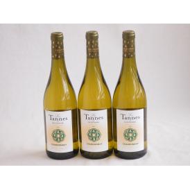 3本セット(フランス白ワイン レ・タンヌ オクシタン シャルドネ) 750ml×3本