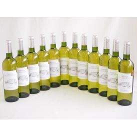 12本セット(金賞ボルドーフランス白ワイン シャトー レ サブロネ) 750ml×12本