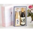 夏の贈り物お中元 贅沢な日本酒感謝ボックス2本セット(金鯱初夢桜 厳封大吟醸(愛知) 奥の松純米大吟醸(福島)) 72