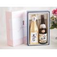 夏の贈り物お中元 贅沢な日本酒感謝ボックス2本セット(金鯱初夢桜 厳封大吟醸(愛知) 八海山特別本醸造(新潟)) 72