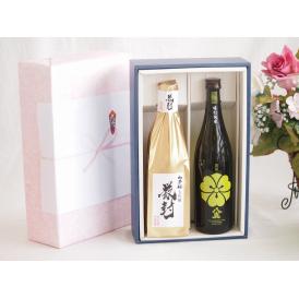 贅沢な日本酒感謝ボックス2本セット(金鯱初夢桜 厳封大吟醸(愛知) 八鹿特別純米(大分)) 720m