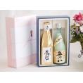 夏の贈り物お中元 贅沢な日本酒感謝ボックス2本セット(金鯱初夢桜 厳封大吟醸(愛知) 五郎八にごり(新潟)) 720m