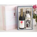 夏の贈り物お中元 贅沢な日本酒感謝ボックス2本セット(金鯱初夢桜 厳封本醸造(愛知) 金鯱大吟醸(愛知)) 720ml