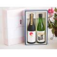 夏の贈り物お中元 贅沢な日本酒感謝ボックス2本セット(金鯱初夢桜 純米(愛知) 金鯱大吟醸(愛知)) 720ml×2本