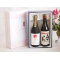 夏の贈り物お中元 贅沢な日本酒感謝ボックス2本セット(金鯱大吟醸(愛知) 奥の松全米吟醸(福島)) 720ml×2本