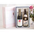 夏の贈り物お中元 贅沢な日本酒感謝ボックス2本セット(金鯱大吟醸(愛知) 八海山特別本醸造(新潟)) 720ml×2本