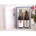 夏の贈り物お中元 贅沢な日本酒感謝ボックス2本セット(久保田千寿吟醸(新潟) 金鯱大吟醸(愛知)) 720ml×2本