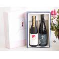 夏の贈り物お中元 贅沢な日本酒感謝ボックス2本セット(金鯱大吟醸(愛知) 鈴鹿川純米大吟醸(三重)) 720ml×1本