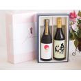 贅沢な日本酒感謝ボックス2本セット(金鯱大吟醸(愛知) 奥の松純米大吟醸(福島)) 720ml×2本