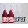 楽しむ鍛高譚4本セット(しそ焼酎鍛高譚20% SHISO梅酒12%) 720ml×4本