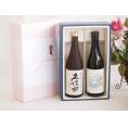 夏の贈り物お中元 プレミアム日本酒ギフトボックス久保田萬寿セット 盛田金しゃち酒造 金鯱寒つくりしぼりたて特別純米生貯蔵酒 15％ （愛知県）720ml×2本