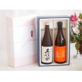 夏の贈り物お中元 プレミアム日本酒ギフトボックス久保田萬寿セット 盛田金しゃち酒造 完熟ひやおろし本醸造酒 15％ （愛知県）720ml×2本