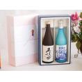 夏の贈り物お中元 プレミアム日本酒ギフトボックス久保田萬寿セット 三輪酒造 白川郷純米吟醸ささにごり酒 15% (岐阜県)720ml×2本