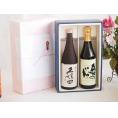 夏の贈り物お中元 プレミアム日本酒ギフトボックス久保田萬寿セット 奥の松酒造 奥の松 純米大吟醸 15% (福島県)720ml×2本