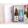 夏の贈り物お中元 プレミアム日本酒ギフトボックス久保田萬寿セット 三輪酒造 白川郷純米吟醸ささにごり酒 15% (岐阜県)720ml×2本