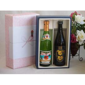 夏の贈り物お中元 プレミアムギフトボックス芋焼酎伊佐美セット 麦焼酎初代 百助25°(大分県)720ml×2本