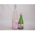 ファミリーにごり酒 2本セット(柏露純米吟醸(新潟) 三輪酒造白川郷純米(岐阜)) 720ml×1本 300ml×1本